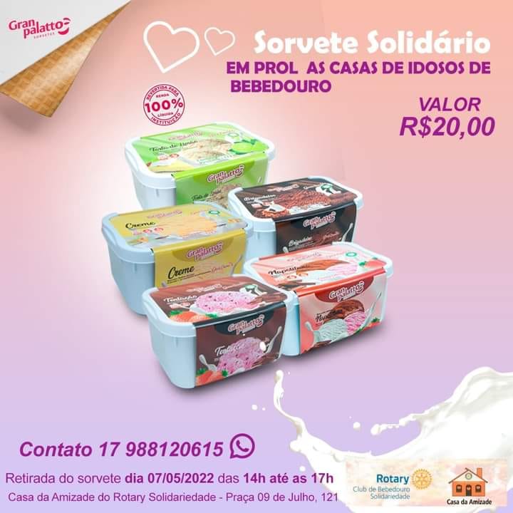Sorvete Solidrio 