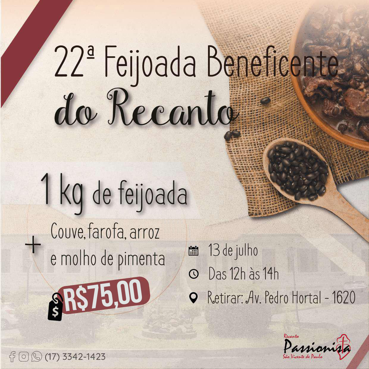 22 Feijoada Beneficente do Recanto 