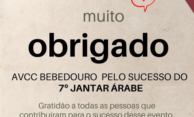 Agradecimento - 7 Jantar rabe